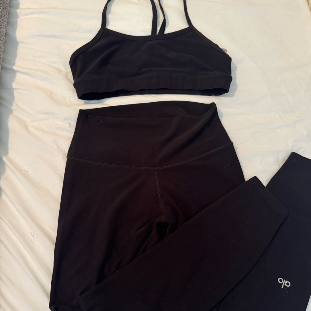 ALO Yoga Black Activewear Set
